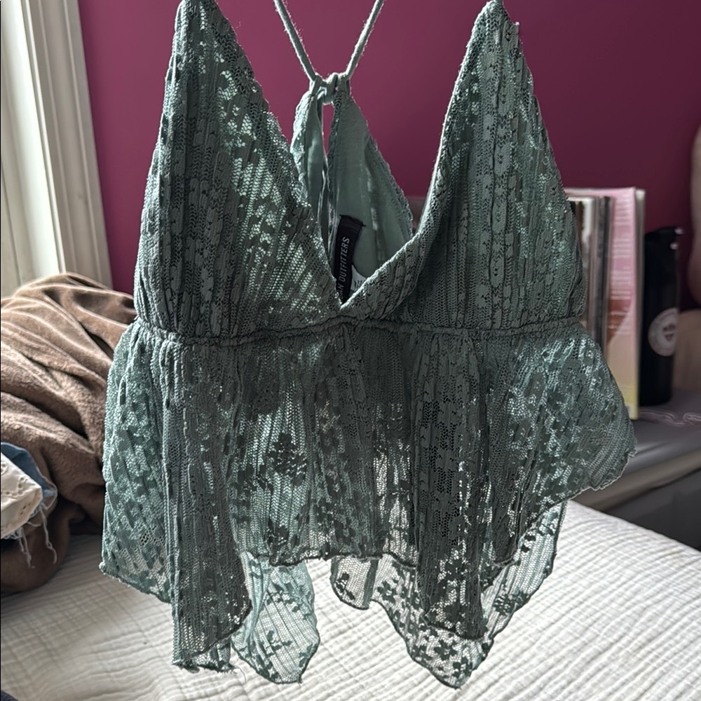 Urban Outfitters Green Camisole Top